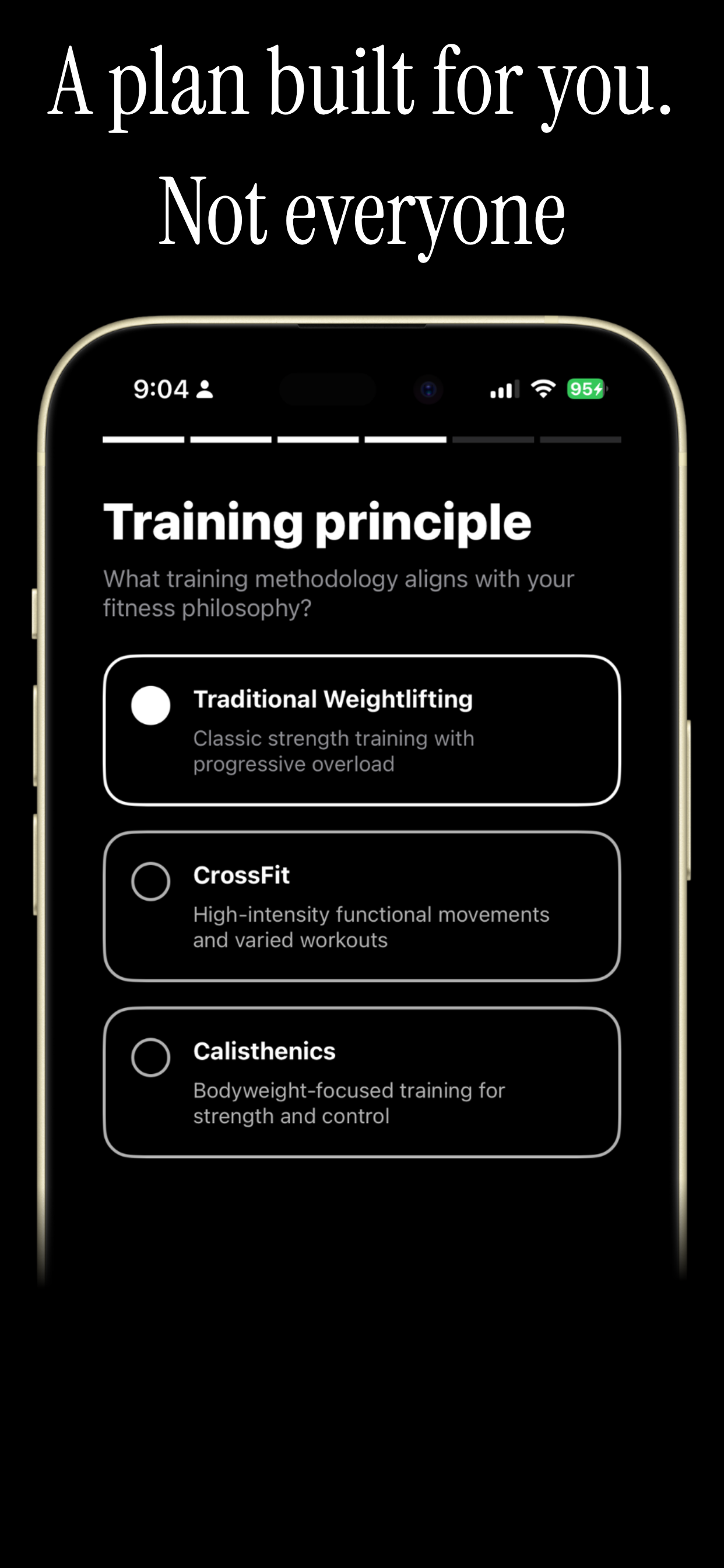 AI Workout Plan