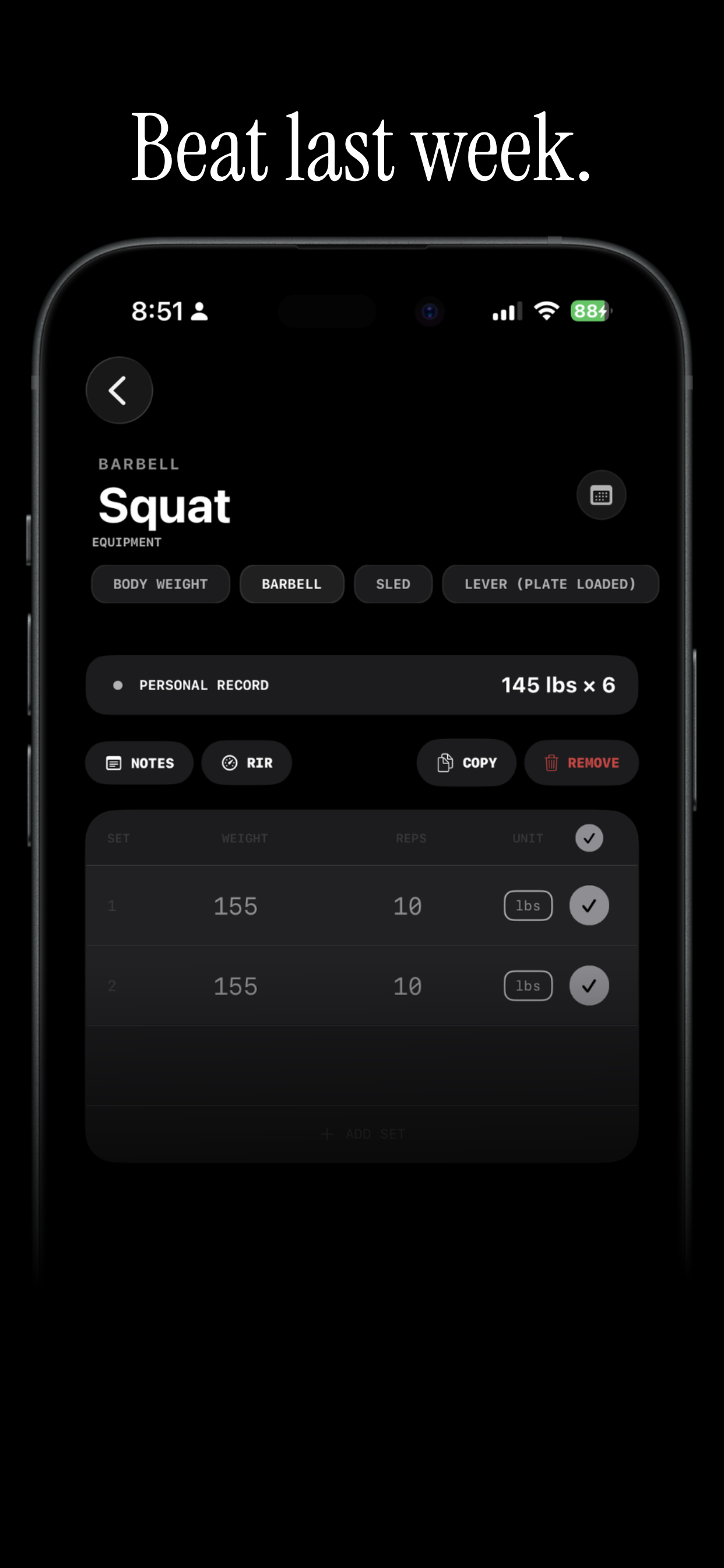 Workout Log